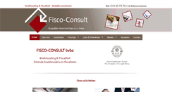 Desktop Screenshot of fiscoconsult.be