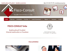 Tablet Screenshot of fiscoconsult.be
